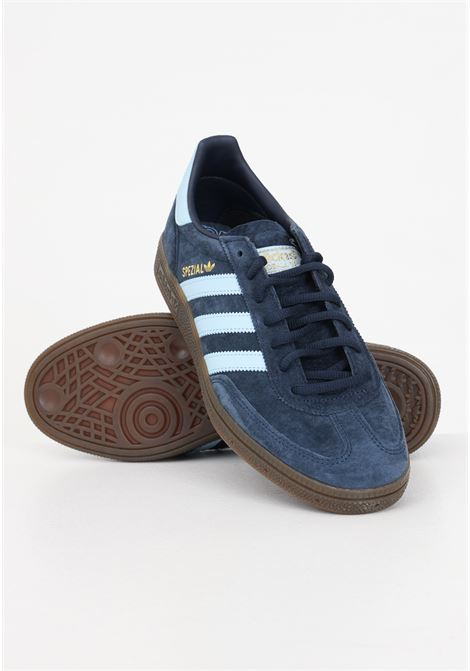 Blue sneakers with gold logo ADIDAS ORIGINALS | BD7633.
